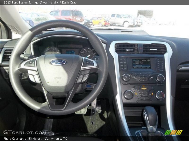 Ingot Silver Metallic / Earth Gray 2013 Ford Fusion S