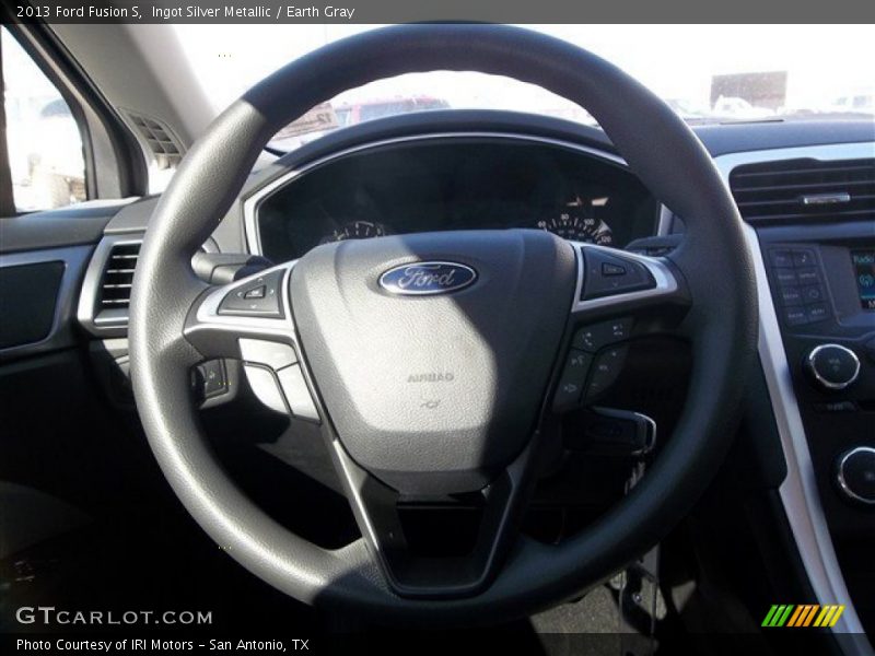 Ingot Silver Metallic / Earth Gray 2013 Ford Fusion S