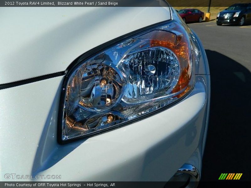 Blizzard White Pearl / Sand Beige 2012 Toyota RAV4 Limited