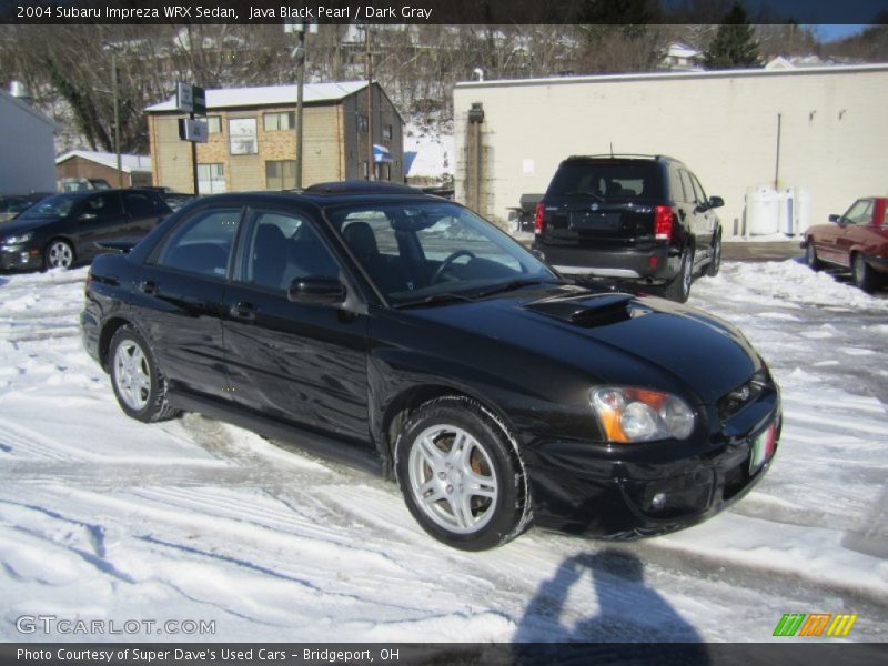 Java Black Pearl / Dark Gray 2004 Subaru Impreza WRX Sedan