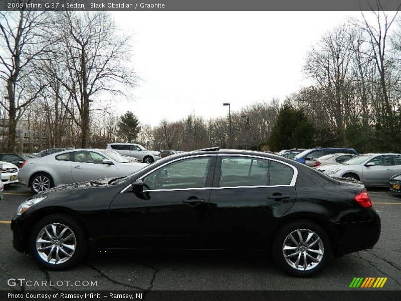 Black Obsidian / Graphite 2009 Infiniti G 37 x Sedan