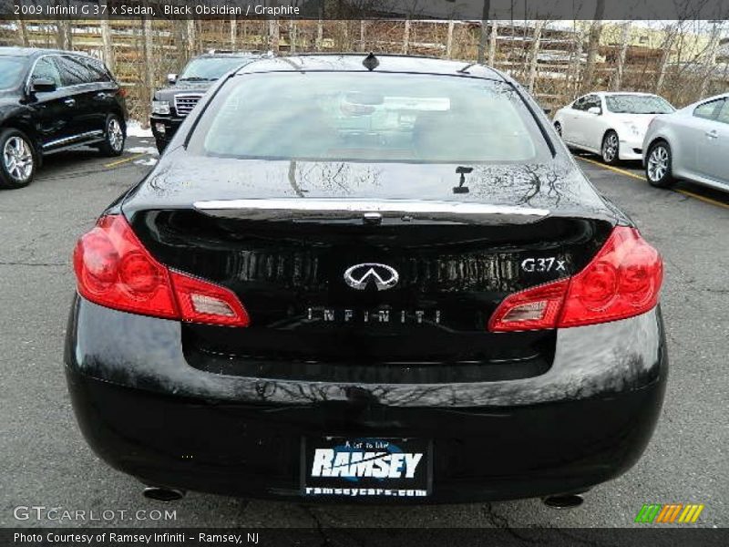 Black Obsidian / Graphite 2009 Infiniti G 37 x Sedan