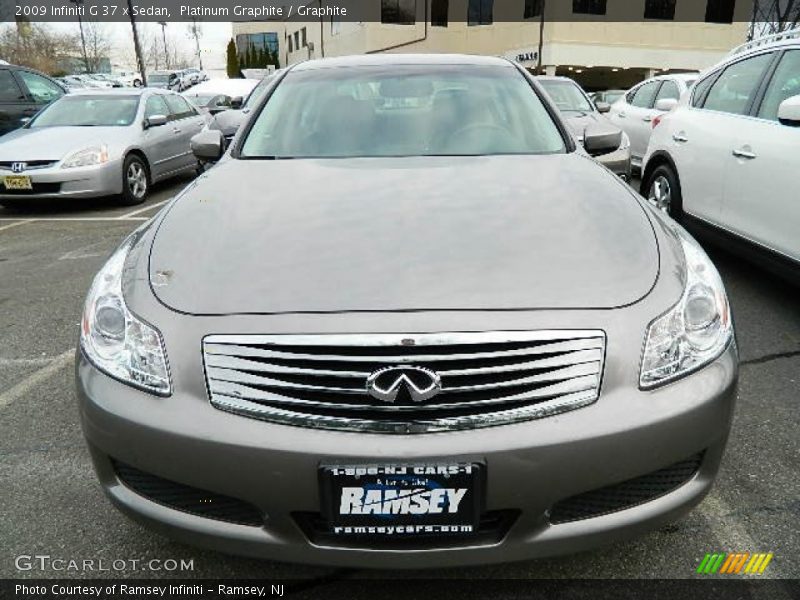 Platinum Graphite / Graphite 2009 Infiniti G 37 x Sedan
