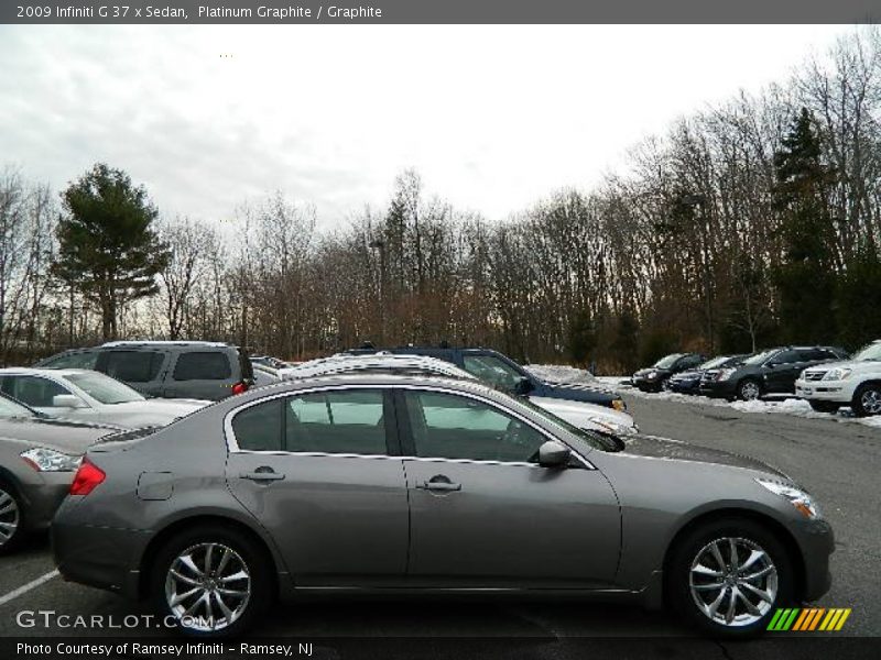 Platinum Graphite / Graphite 2009 Infiniti G 37 x Sedan