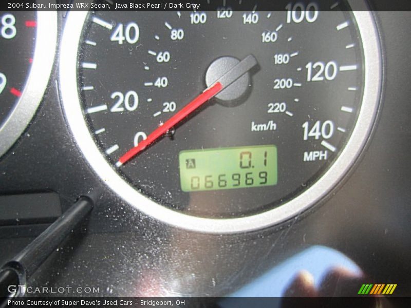 Java Black Pearl / Dark Gray 2004 Subaru Impreza WRX Sedan