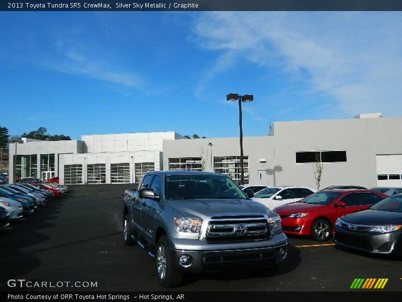 Silver Sky Metallic / Graphite 2013 Toyota Tundra SR5 CrewMax