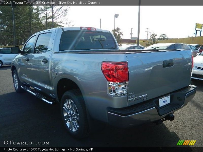 Silver Sky Metallic / Graphite 2013 Toyota Tundra SR5 CrewMax