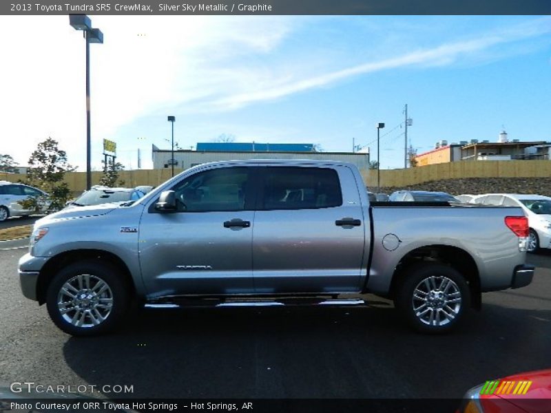 Silver Sky Metallic / Graphite 2013 Toyota Tundra SR5 CrewMax