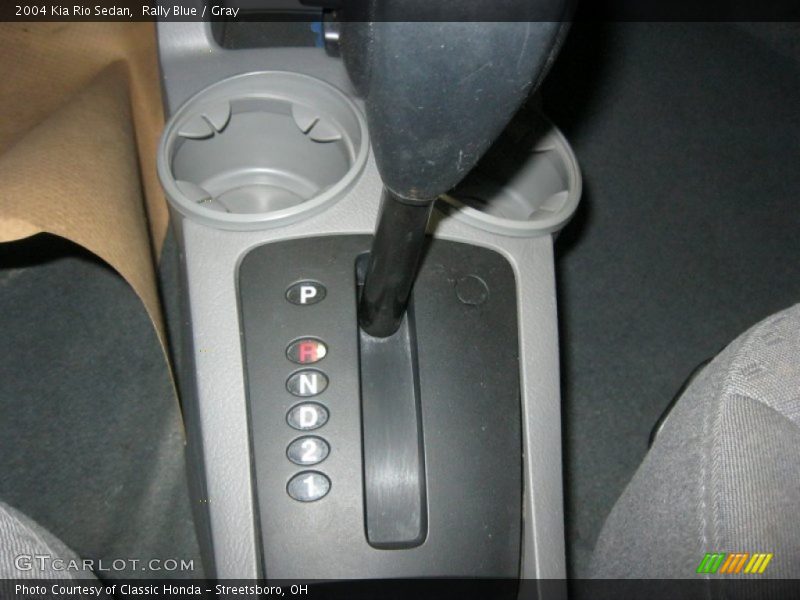 Rally Blue / Gray 2004 Kia Rio Sedan