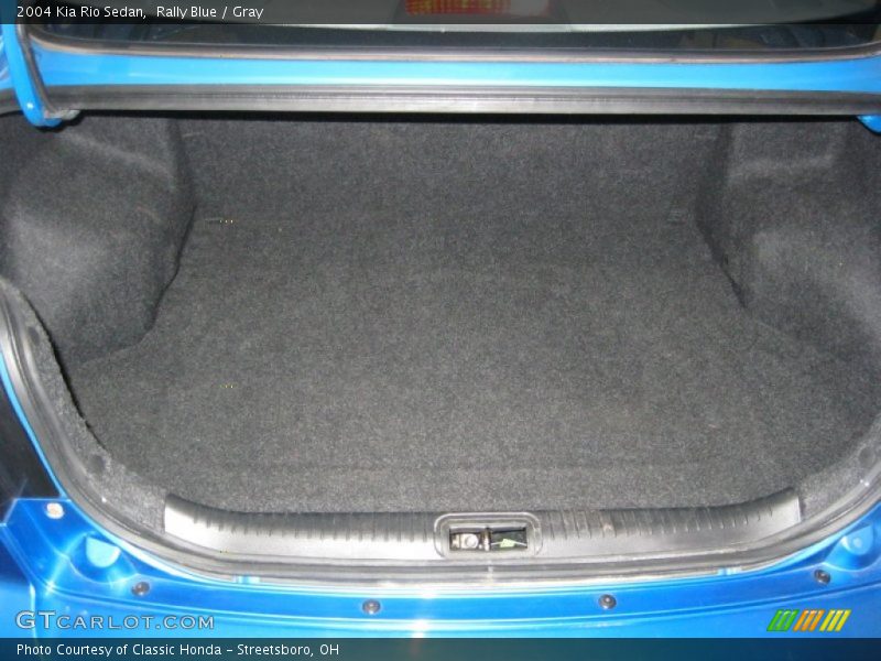 Rally Blue / Gray 2004 Kia Rio Sedan