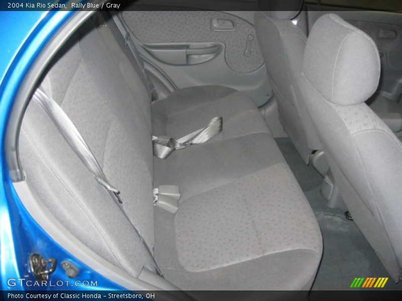 Rally Blue / Gray 2004 Kia Rio Sedan