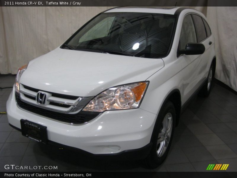 Taffeta White / Gray 2011 Honda CR-V EX