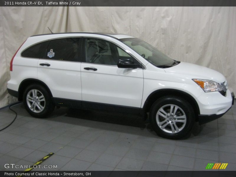 Taffeta White / Gray 2011 Honda CR-V EX