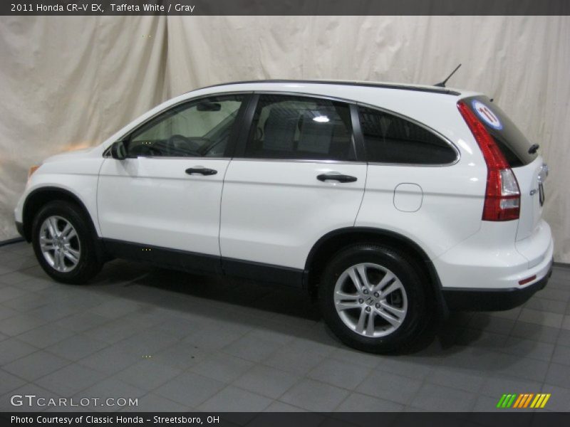 Taffeta White / Gray 2011 Honda CR-V EX