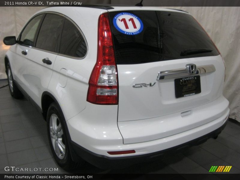 Taffeta White / Gray 2011 Honda CR-V EX