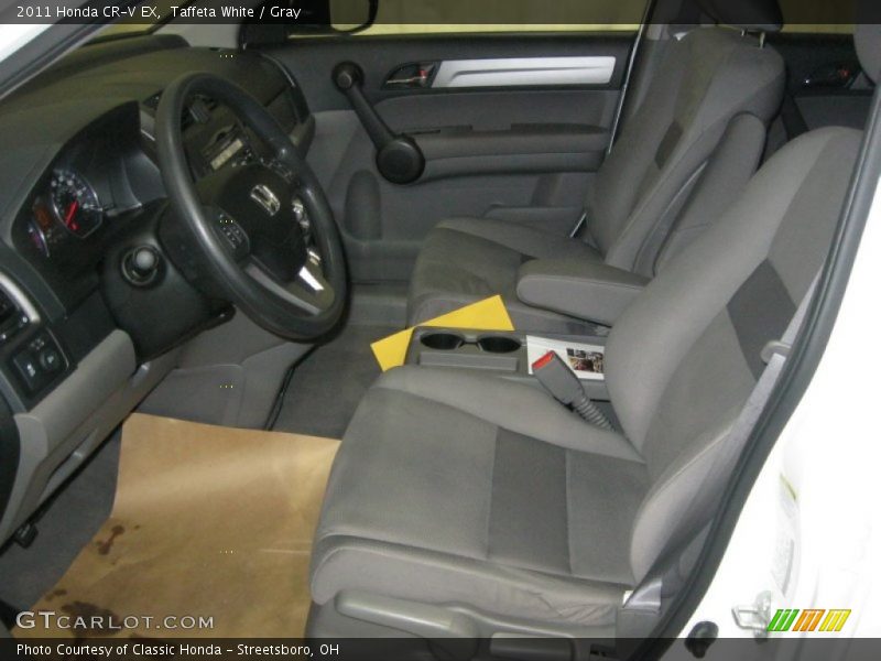 Taffeta White / Gray 2011 Honda CR-V EX