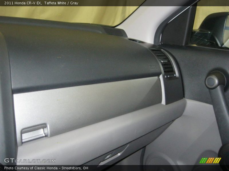 Taffeta White / Gray 2011 Honda CR-V EX