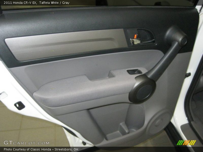 Taffeta White / Gray 2011 Honda CR-V EX