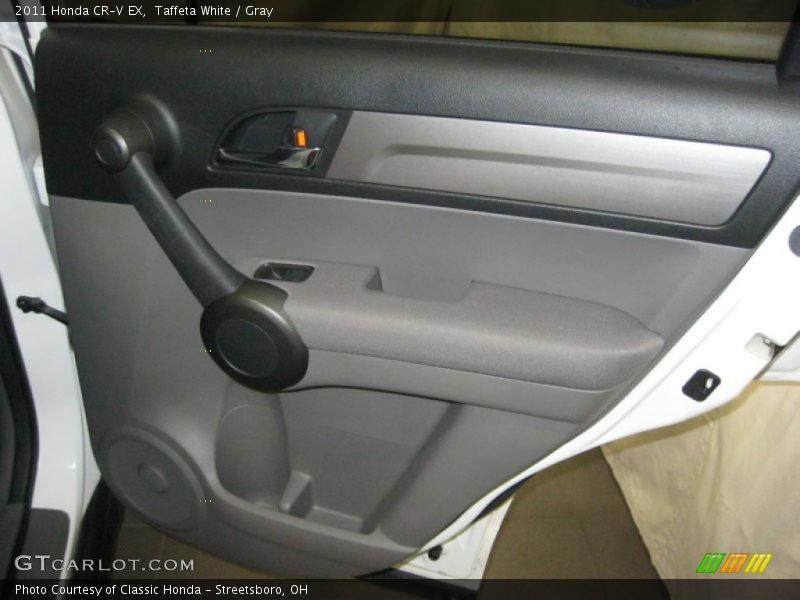 Taffeta White / Gray 2011 Honda CR-V EX