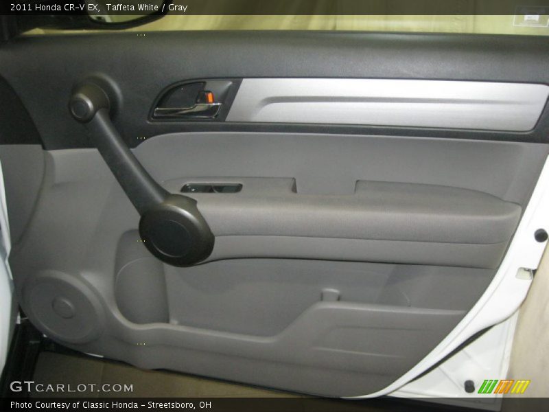 Taffeta White / Gray 2011 Honda CR-V EX