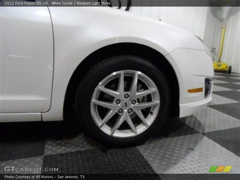 White Suede / Medium Light Stone 2012 Ford Fusion SEL V6