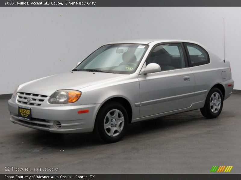 Silver Mist / Gray 2005 Hyundai Accent GLS Coupe