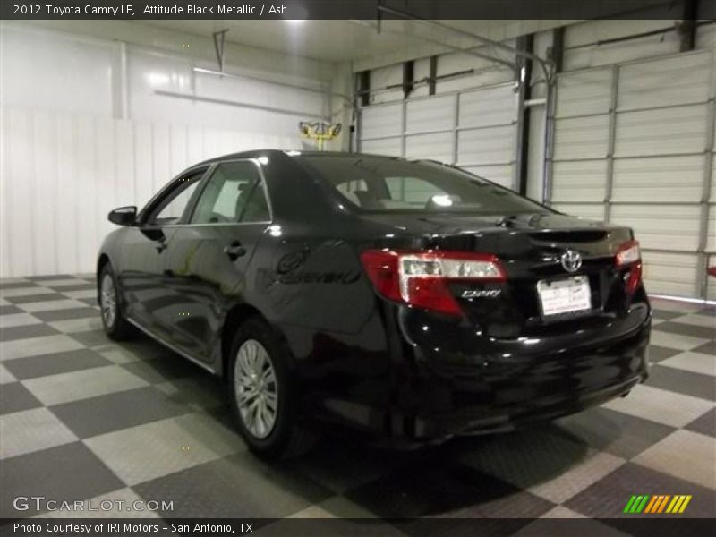 Attitude Black Metallic / Ash 2012 Toyota Camry LE