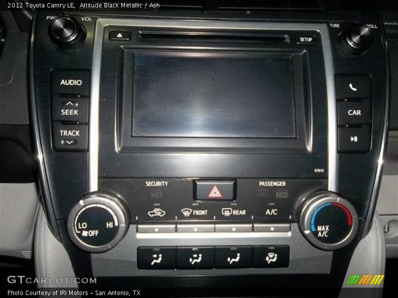 Attitude Black Metallic / Ash 2012 Toyota Camry LE