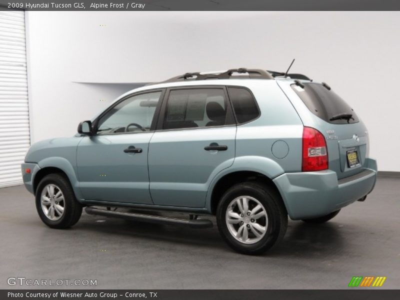 Alpine Frost / Gray 2009 Hyundai Tucson GLS