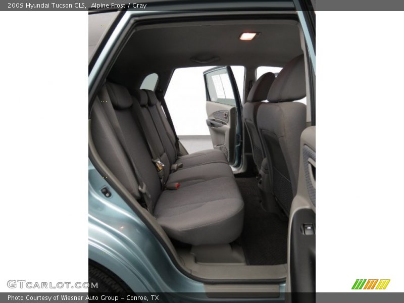 Alpine Frost / Gray 2009 Hyundai Tucson GLS