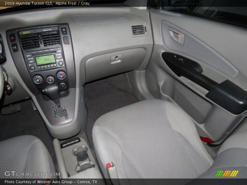 Alpine Frost / Gray 2009 Hyundai Tucson GLS