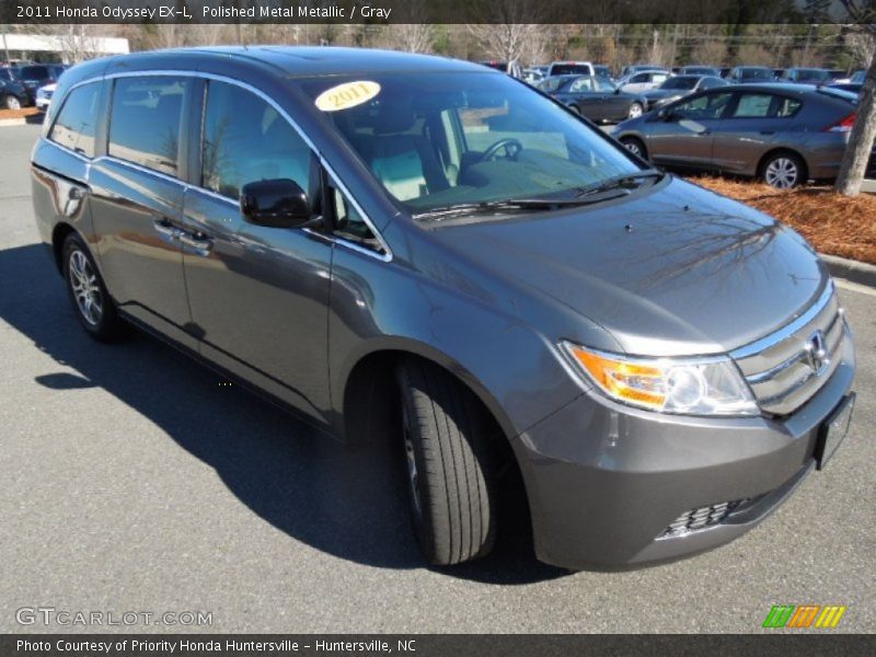 Polished Metal Metallic / Gray 2011 Honda Odyssey EX-L