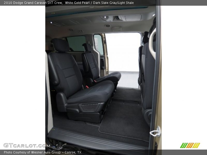 White Gold Pearl / Dark Slate Gray/Light Shale 2010 Dodge Grand Caravan SXT Crew