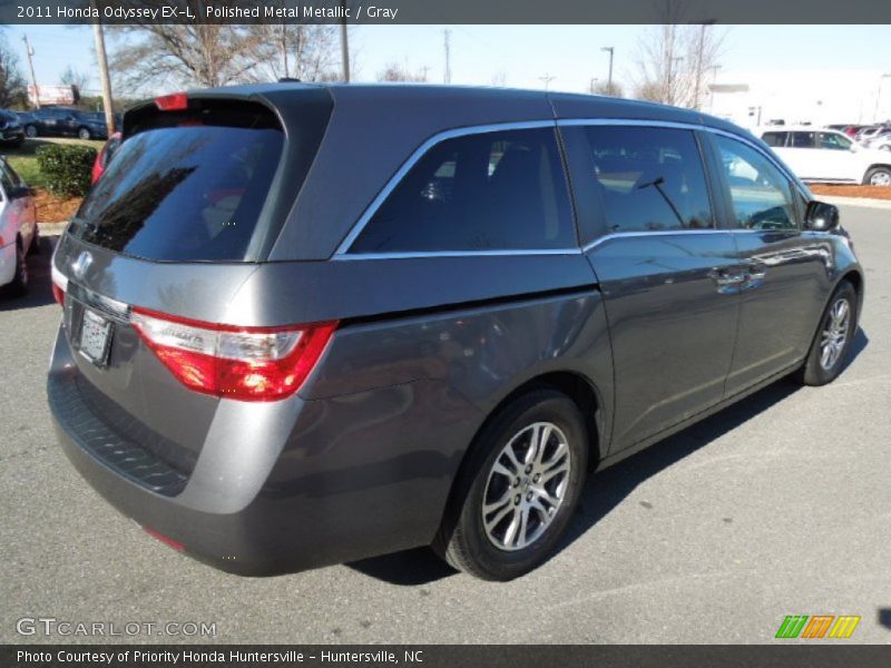 Polished Metal Metallic / Gray 2011 Honda Odyssey EX-L
