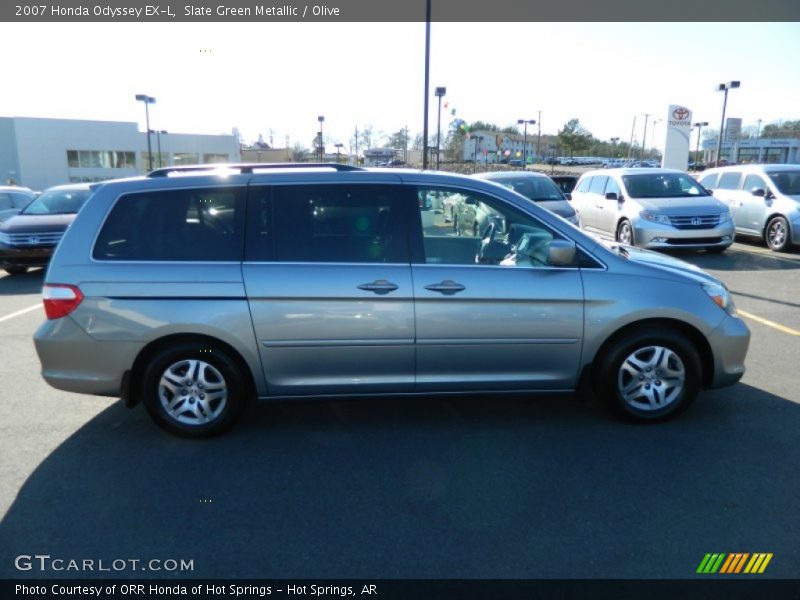 Slate Green Metallic / Olive 2007 Honda Odyssey EX-L