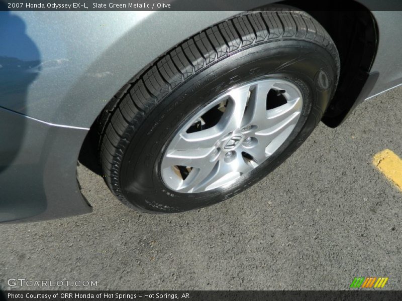 Slate Green Metallic / Olive 2007 Honda Odyssey EX-L
