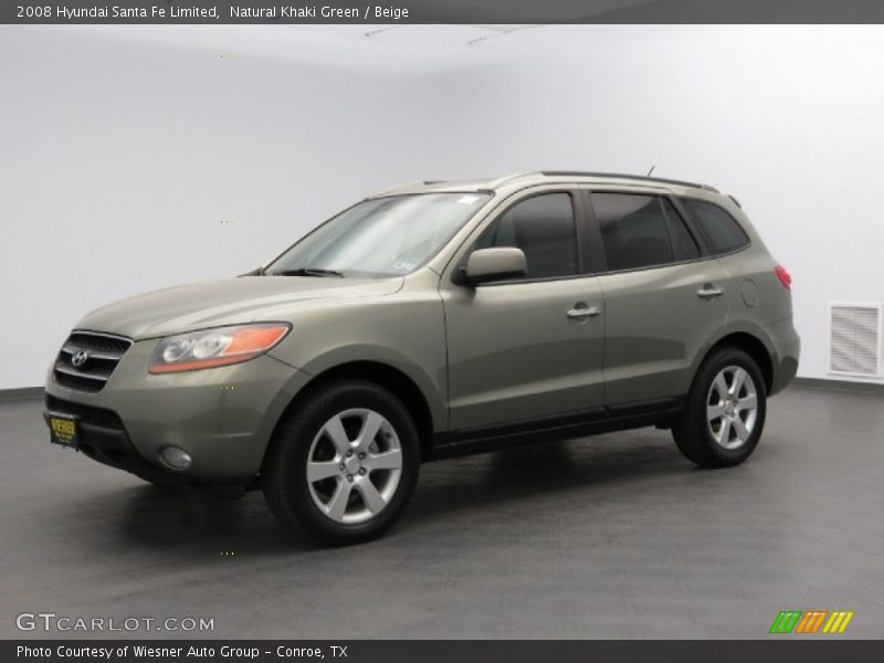 Natural Khaki Green / Beige 2008 Hyundai Santa Fe Limited