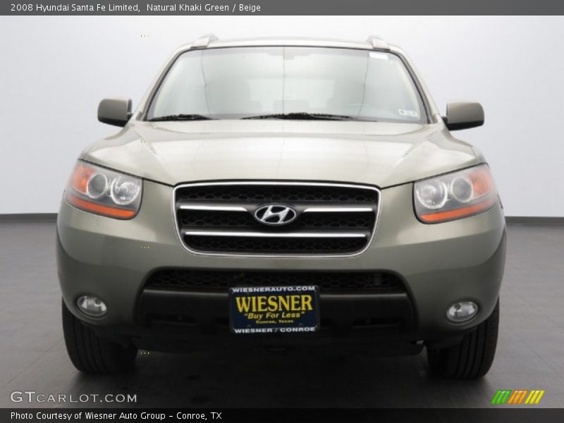 Natural Khaki Green / Beige 2008 Hyundai Santa Fe Limited