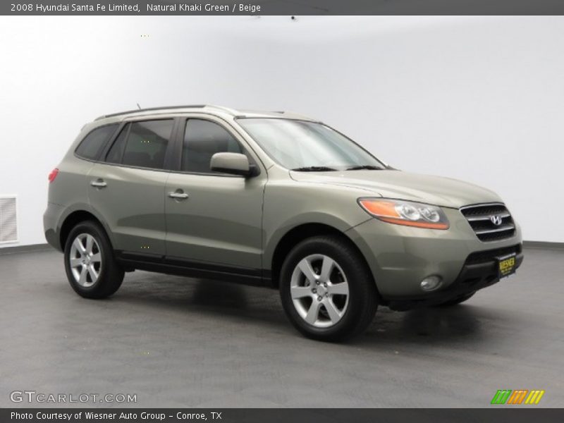 Natural Khaki Green / Beige 2008 Hyundai Santa Fe Limited