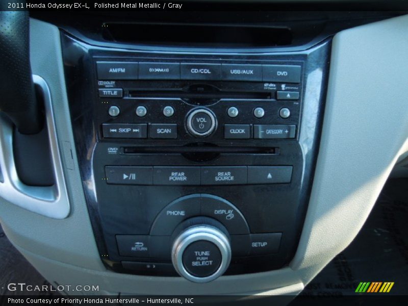 Polished Metal Metallic / Gray 2011 Honda Odyssey EX-L
