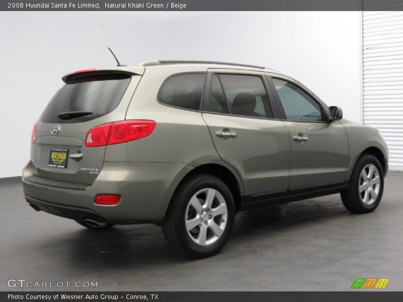 Natural Khaki Green / Beige 2008 Hyundai Santa Fe Limited