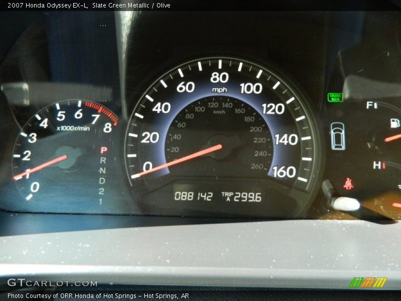 Slate Green Metallic / Olive 2007 Honda Odyssey EX-L