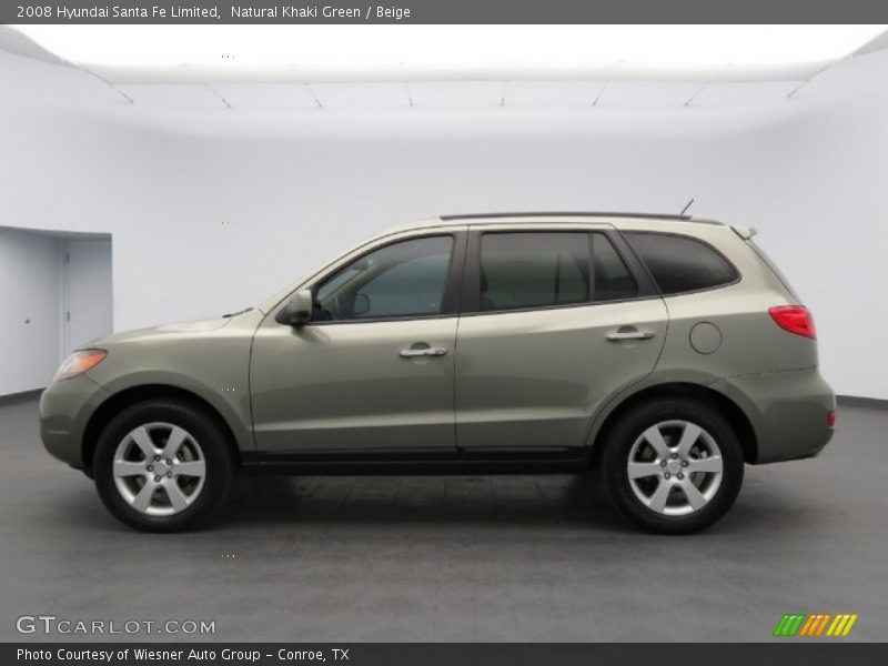 Natural Khaki Green / Beige 2008 Hyundai Santa Fe Limited