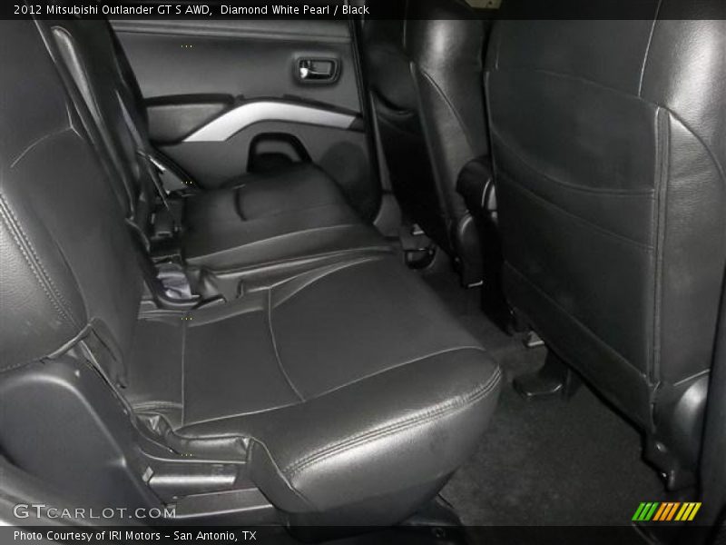 Diamond White Pearl / Black 2012 Mitsubishi Outlander GT S AWD