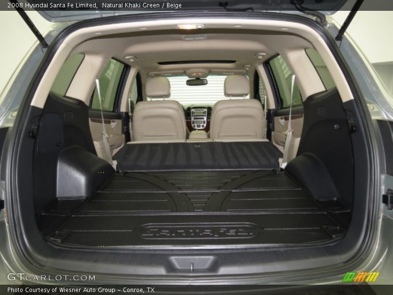 Natural Khaki Green / Beige 2008 Hyundai Santa Fe Limited