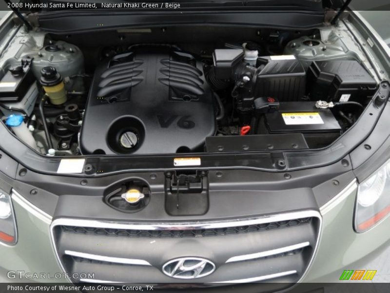 Natural Khaki Green / Beige 2008 Hyundai Santa Fe Limited