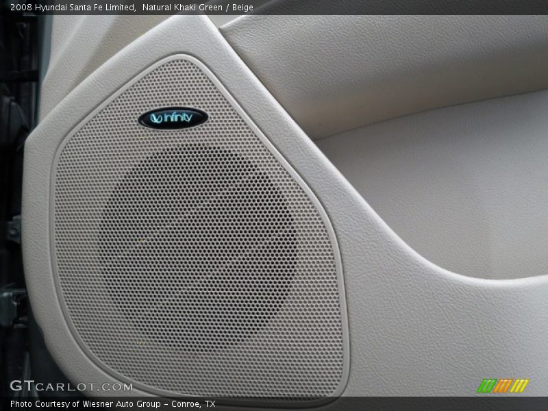 Natural Khaki Green / Beige 2008 Hyundai Santa Fe Limited