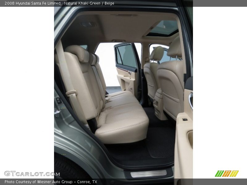 Natural Khaki Green / Beige 2008 Hyundai Santa Fe Limited