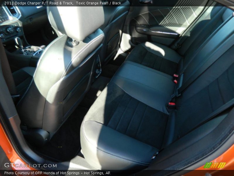 Toxic Orange Pearl / Black 2011 Dodge Charger R/T Road & Track