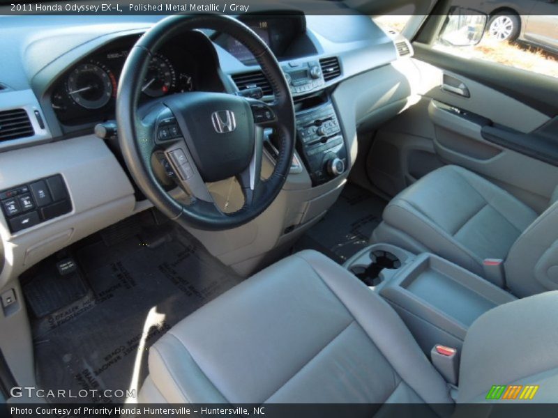 Polished Metal Metallic / Gray 2011 Honda Odyssey EX-L